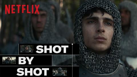 The King starring Timothée Chalamet - How the Battle Scene was Shot | Netflix