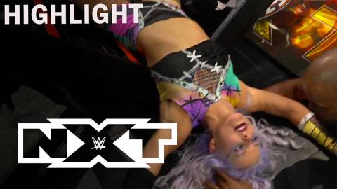WWE NXT 10/28/20 Highlight | Io Shirai Knocks Candice LeRae Off A Ladder For The Win | USA Network