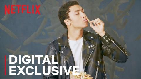 Chance Perdomo Eats His First Poutine | Chilling Adventures of Sabrina | Netflix