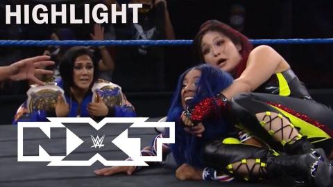 WWE NXT Highlight 7/1/20 | Io Shirai Defeats Sasha Banks With Help From Asuka | on USA Network