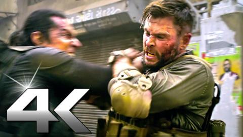 Chris Hemsworth Street Fight Scene (NEW 2020) EXTRACTION Ultra 4K HD