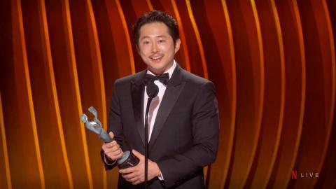 Steven Yeun: Award Acceptance Speech | 30th Annual SAG Awards