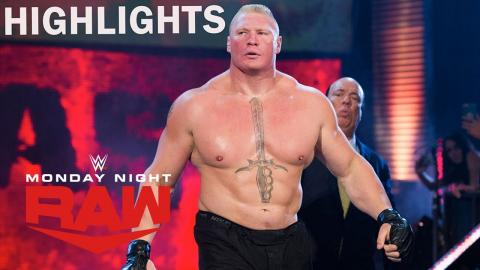 WWE Raw 2/3/2020 Highlight | Brock Lesnar DESTROYS Ricochet With An F-5 | on USA Network