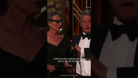 Do as #hughgrant says, not as he does. ???? #shorts #andiemacdowell  #oscars #oscars2023