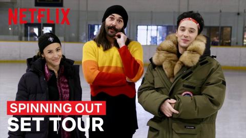 JVN Skates Through the Set of Spinning Out | BTS Set Tour | Netflix