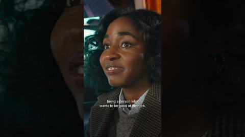 #AyoEdebiri on how Mark Anthony Green helped shape her character's journalism roots. #Opus #Shorts