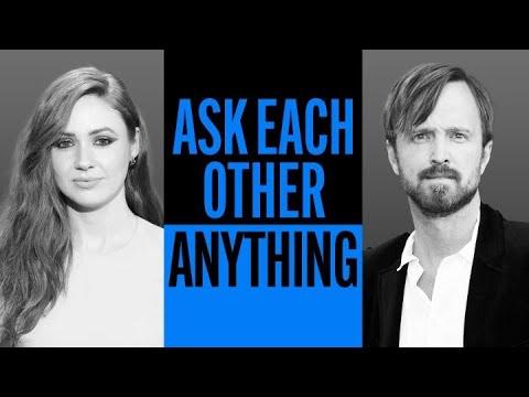 'Dual' Stars Karen Gillan and Aaron Paul Ask Each Other Anything