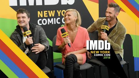 osh Hutcherson, Eliza Coupe, and Derek Wilson Get Explicit at Comic Con | NYCC 2018