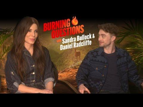 Sandra Bullock & Daniel Radcliffe Answer Burning Questions About 'The Lost City'