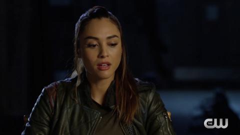 The 100 Season 5 - Lindsey Morgan Interview (HD)