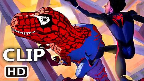 SPIDER-MAN ACROSS THE SPIDER-VERSE "Miles VS Spider Rex" Clip (2023)