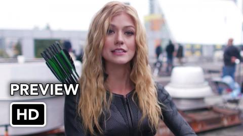 DCTV Crisis on Infinite Earths Crossover - Katherine McNamara Suits Up as Mia Smoak Featurette (HD)