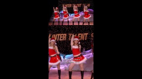 Lindsay Lohan Talks Jingle Bell Rock "Mean Girls" Easter Egg in "Falling For Christmas" #Shorts