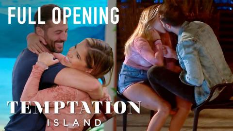 Tom Kisses Sophia For The First Time [FULL OPENING] | Temptation Island | USA Network