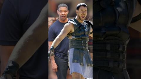 #denzelwashington  Is Russell Crowe's Real Gladiator 2 Replacement #movies #gladiator