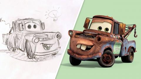 How to Draw Mater from Cars | Draw With Pixar