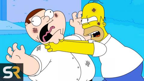 20 Times Family Guy And The Simpsons Went To War