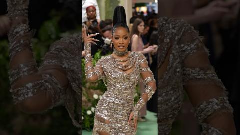 She's our queeeen to beeee! #KekePalmer #MetGala #Shorts