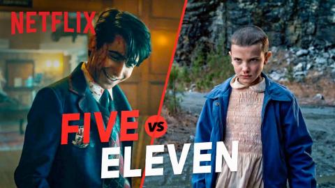 Five vs. Eleven | The Umbrella Academy & Stranger Things Kid Showdown | Netflix