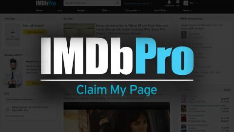 IMDbPro Tutorial | How to "Claim My Page" on IMDbPro