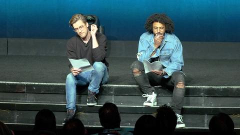 Blindspotting powerful spoken-word performance - Daveed Diggs, Rafael Casal - CinemaCon 2018