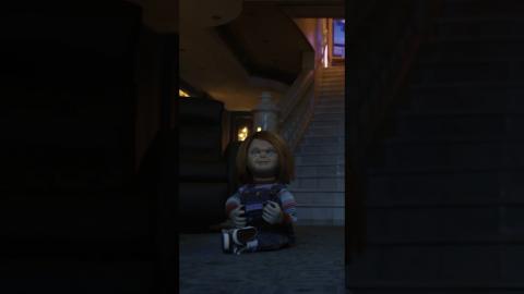 Chucky plays video games and talks about good, clean, family fun ???????? #Chucky #shorts #lol