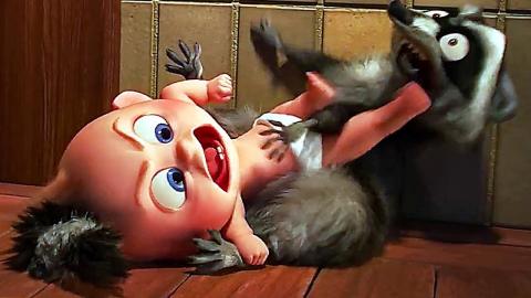 INCREDIBLES 2 Jack Jack VS Raccoon FULL Scene (Animation, 2018)