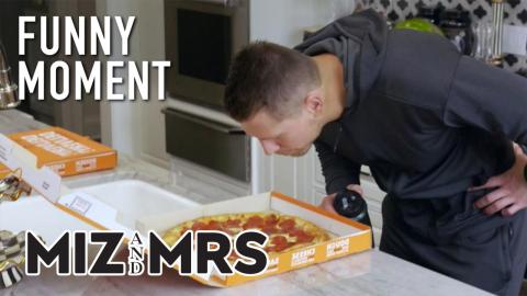 Miz & Mrs | Marjo Tempts Mike With Pizza | S2 Ep13 | on USA Network