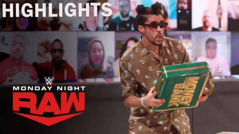 Bad Bunny Tricks The Miz With MITB Briefcase | WWE Raw 2/8/21 Highlights