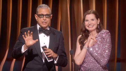 Geena Davis and Jeff Goldblum Reunite at the 30th Annual SAG Awards