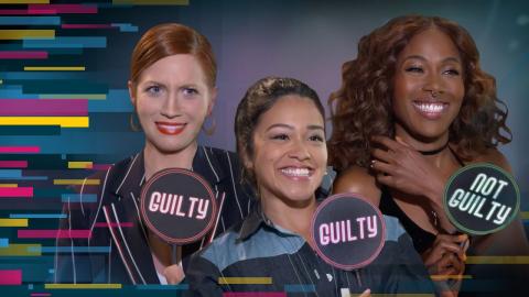 'Someone Great' Stars Gina Rodriguez, Brittany Snow and DeWanda Wise Play "Guilty or Not Guilty"