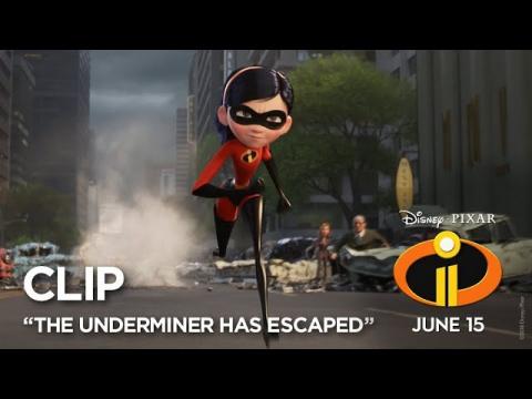Incredibles 2 Clip - "The Underminer Has Escaped"