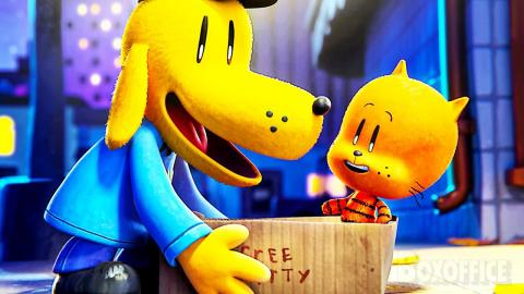 Dog Man adopts Li'l Petey (CUTEST SCENE)